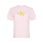 Calvin Klein Kadın Grafikli Pembe T-shirt
