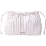 Calvin Klein Kadın Ip Bağlamalı Büzgülü Metalik Logo Kabartmalı Mor Omuz Çantası LV04F3076G-VUW
