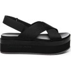 Calvin Klein Kadın Jeans Cancun Siyah Sandalet - 010-Siyah
