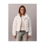Calvin Klein Kadın Lightweight Quilted Mont - S - Beyaz
