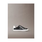 Calvin Klein Kadın Low Prof Cupsole Deri Sneaker - Siyah - Beyaz