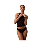 Calvin Klein Kadın Low Rise Tanga Black S
