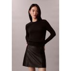 Calvin Klein Kadın Ls Cn Extrafıne Merıno Swtr 14GG Triko Kazak - Siyah - Black