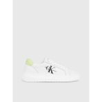 Calvin Klein Kadın Marka Logolu Bağcıklı Kaydırmaz Tabanlı Günlük Beyaz Sneaker YW0YW00823-02U