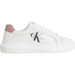 Calvin Klein Kadın Marka Logolu Günlük Kullanıma Uygun Beyaz Sneaker YW0YW00823-02S