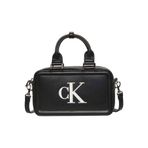 Calvin Klein Kadın Marka Logolu Günlük Kullanıma Uygun Siyah-Beyaz El Çantası LV04F3411G 3L2