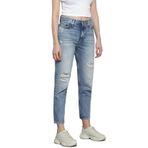 CALVIN KLEIN Kadın Marka Logolu Slim Fit Şık Görünüşlü Klasik 5 Cepli Günlük Kullanıma Uygun Beyaz Jeans J20J223310-1AA 29