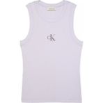 Calvin Klein Kadın Pamuklu Dar Kalıp Yuvarlak Yakalı Lila Atlet LV047E200G-2IK