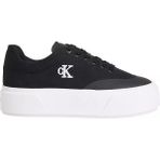 Calvin Klein Kadın Platform Taban Ck Logolu Siyah Sneaker HW0HW02989-BEH