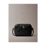 Calvin Klein Kadın Quilted Double Zip Omuz Çantası - Siyah - Standart