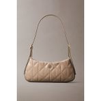 Calvin Klein Kadın Quilted Small Omuz Çantası - Bej
