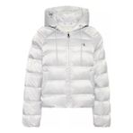 Calvin Klein Kadın Regular Fit Kapüşonlu Kapitone Desenli Kaz Tüyü Dolgulu Uzun Kollu Gri Mont LV047E509G-QBW - XL