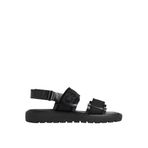 Calvin Klein Kadın Sandaleti, SQ Molded Webb, Beden 38, Siyah