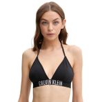 Calvin Klein Kadın Siyah Üçgen Bikini Üstü, L Beden