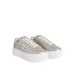 Calvin Klein Kadın Sneaker, Krem, 40, YW0YW01464YBI