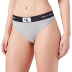 Calvin Klein Kadın string tanga, Gri (Grey Heather), M