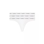 Calvin Klein Kadın THONG 3PK Tanga White/White/White L