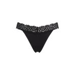 Calvin Klein Kadın THONG Tanga Black M