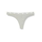 Calvin Klein Kadın THONG Tanga Grey Heather XS