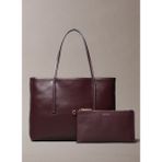 Calvin Klein Kadın Tote Çanta LV04F3267G Koyu Kahve Renkli Şık Görünüm ve Trend Tasarım