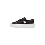 Calvin Klein Kadın VULC FLATFORM LOW CV MG Spor Ayakkabı Black/Bright White 40