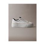 Calvin Klein Kadın Vulc Platform Detaylı Sneaker - Beyaz - Siyah