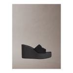 Calvin Klein Kadın Wedge Canvas Detaylı Sandalet