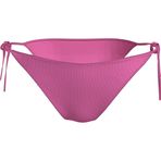 Calvin Klein Kadın Yan Bağları Tanga, Pembe (Koyu Pembe), M