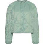 Calvin Klein Kadın Yeşil Calvin Klein Lıghtweıght Aop Quılted Lıner Kadın Yeşil Mont - 01H-Yeşil - S