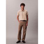 Calvin Klein Kahve Erkek Polo T-Shirt LV04LC239GGPF_SS REFINED PIQUE TIPP