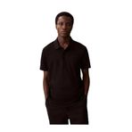 Calvin Klein Kısa Kol Pamuklu Regular Fit Polo Yaka T-Shirt, L, LV04LF208G, Siyah, Erkek