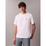 Calvin Klein Kısa Kollu 20S Calvin Matchbox Grafik Baskılı Erkek Beyaz T-Shirt LV04RE802G-YAA