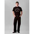 Calvin Klein Kısa Kollu 20S Ln College Grafik Baskılı T-Shirt, S, LV04RE810GUB1, Siyah, Erkek
