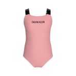 Calvin Klein Kız Çocuk Baskılı Mayo, 14 Yaş, 5003345615, Pembe, Kız çocuk