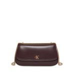 Calvin Klein Koyu Kahve Deri Çapraz Çanta, Standart, 5003298608, Koyu Kahve, Kadın
