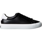 Calvin Klein Lace-Up Sneaker Lth Ck Kadın Spor Ayakkabı, Siyah, 36