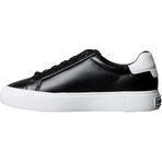 Calvin Klein Lace-Up Sneaker Lth Ck Kadın Spor Ayakkabı, Siyah, 37
