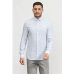 Calvin Klein Linen Stripe Slim Erkek GömlekK10K109332