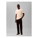 Calvin Klein Logo Baskılı T-Shirt, M, 5003346029, Beyaz, Erkek