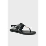 Calvin Klein Logo Detaylı Parmak Arası Sandalet HW0HW029260GJ Bayan Sandalet HW0HW02926 0gj - Siyah