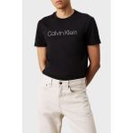 Calvin Klein Logo Nakışlı Pamuklu Regular Fit Bisiklet Yaka T Shirt K10K114169BEH Erkek T Shirt K10K114169 Beh - Siyah - 2XL