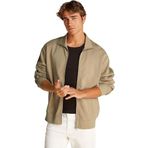 Calvin Klein LOGO TAPE ZIP THROUGH Erkek Sweatshirt, Kahverengi, XL