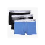 Calvin Klein Logolu Bel Lastikli Erkek Siyah 3'Lü Boxer