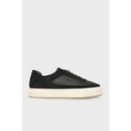 Calvin Klein Logolu Deri Bağcıklı Sneaker Ayakkabı YM0YM013540GU Erkek AYAKKABI YM0YM01354 0GU