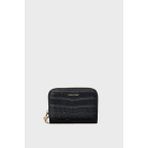 Calvin Klein Logolu Deri Fermuarlı Cüzdan LV04F1095GUB1 Bayan Cüzdan LV04F1095G Ub1 - Siyah