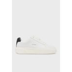 Calvin Klein Logolu Deri Sneaker Ayakkabı YW0YW0194701W Bayan Ayakkabı YW0YW01947 01W - Beyaz - Siyah