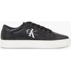 Calvin Klein Logolu Hakiki Deri Sneaker Ayakkabı YW0YW01269BEH Bayan AYAKKABI YW0YW01269 BEH - Siyah