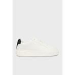 Calvin Klein Logolu Hakiki Deri Sneaker Ayakkabı YW0YW0203601W Bayan Ayakkabı YW0YW02036 01W - Beyaz