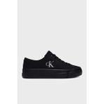 Calvin Klein Logolu Kanvas Sneaker Ayakkabı YW0YW017630GJ Bayan Ayakkabı YW0YW01763 0gj - 2J9-Siyah