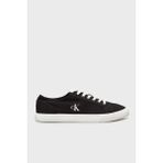 Calvin Klein Logolu Pamuk Karışımlı Sneaker Ayakkabı YM0YM012090GM Erkek Ayakkabı YM0YM01209 0gm - Siyah - Beyaz